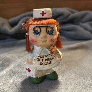 Enesco nurse collectible. Vintage. Imported from Japan.